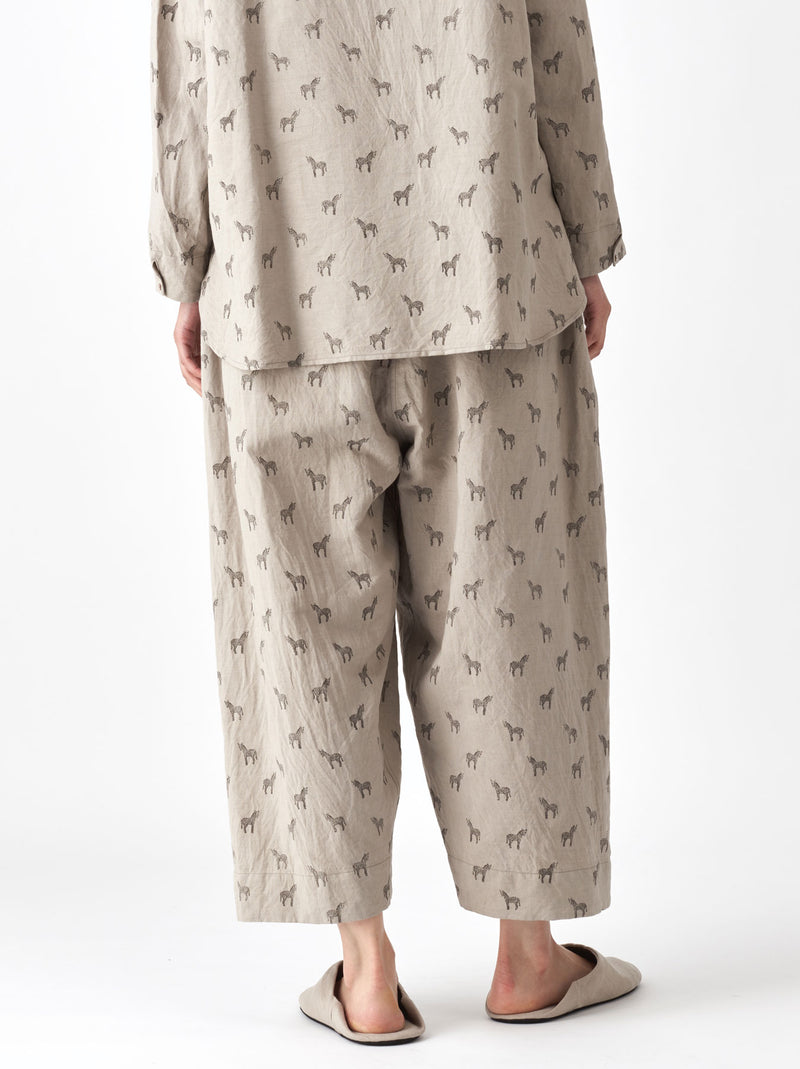 Side seamless bulky pants