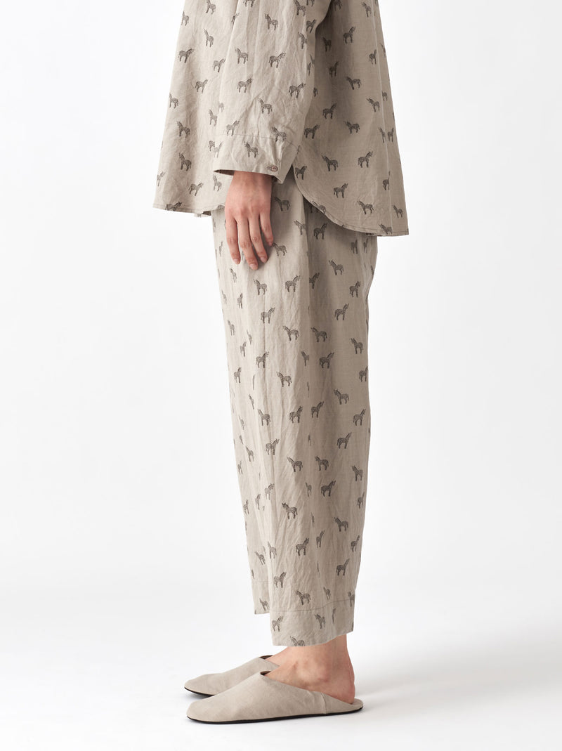 Side seamless bulky pants