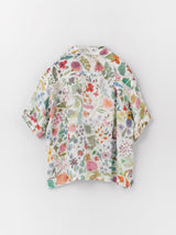 Open collar shirt