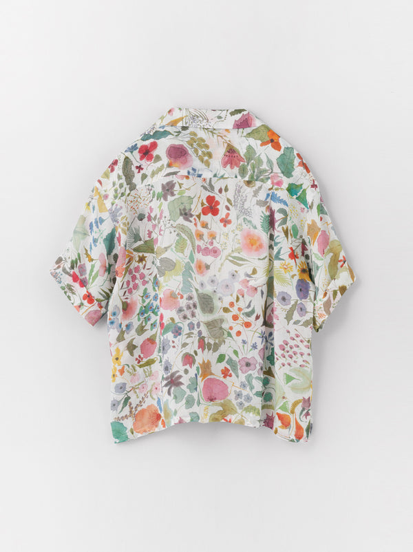 Open collar shirt