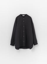 Band collar simple shirt