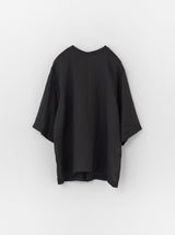 Back open woven tee