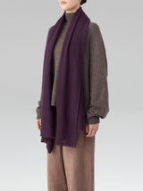 Fringe shawl S
