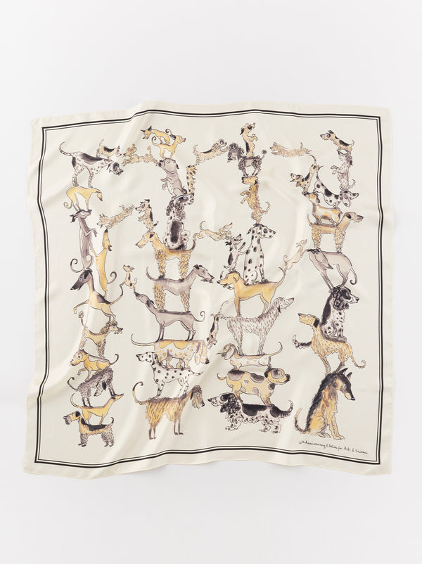Square scarf M (DMG-B 2023/ Silk)