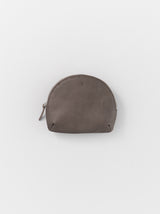 Round pouch S (Dyed leather)