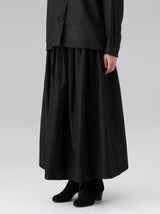 Draw string gather skirt