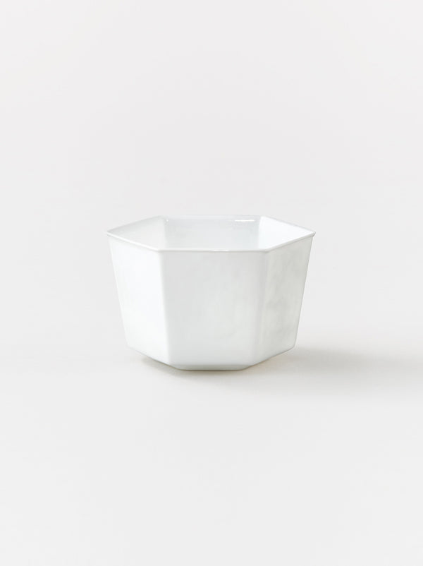 Hexagon shaped small bowl B (“Gyoku” series)