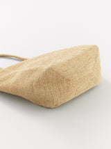 Raffia tote bag (S261/ MONO/ CR)