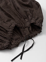 Draw string gather skirt