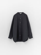 Band collar simple shirt