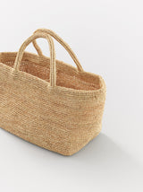 Raffia hand bag S (S237/ MONO/ CR)