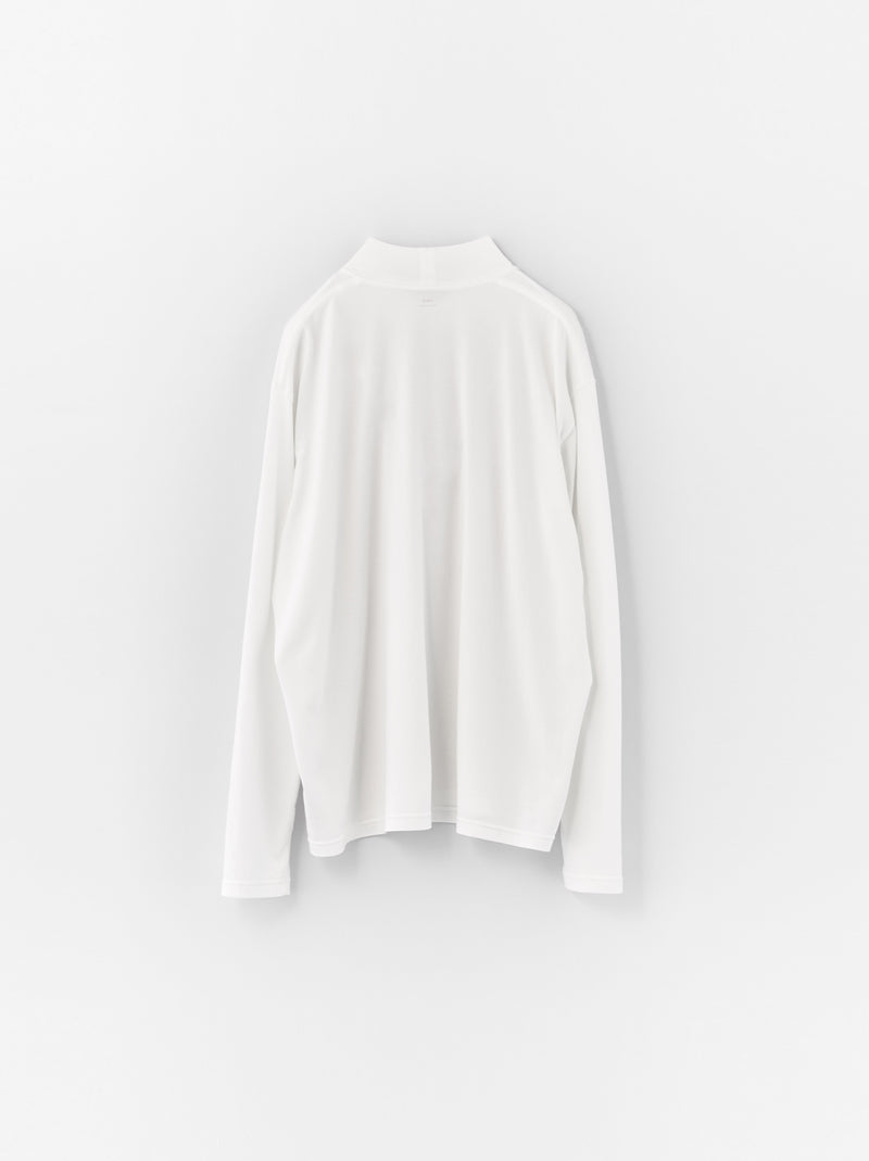 Standard tee mock neck long sleeve