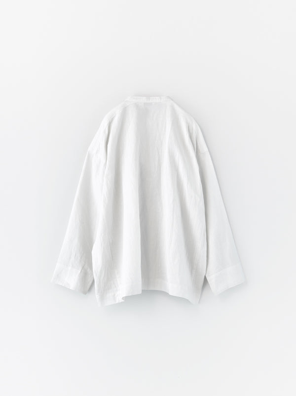 Front smocking tent line blouse