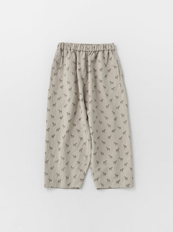 Side seamless bulky pants