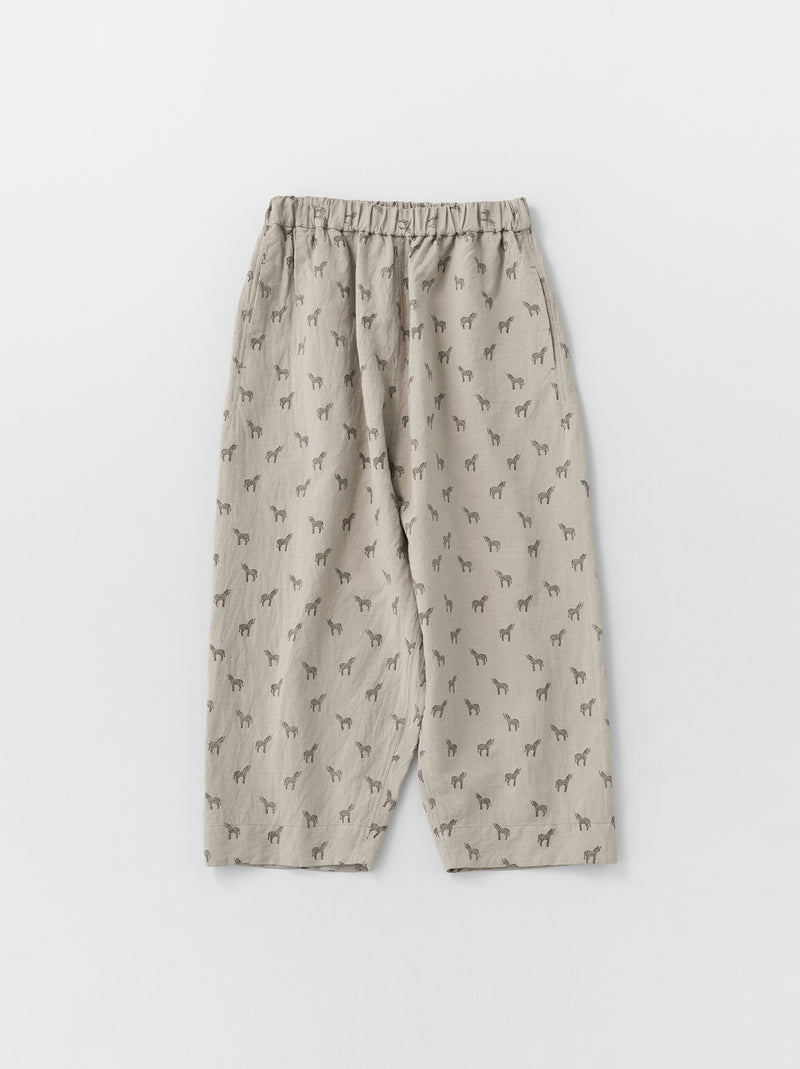 Side seamless bulky pants