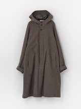 Hooded middle coat