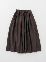 Draw string gather skirt