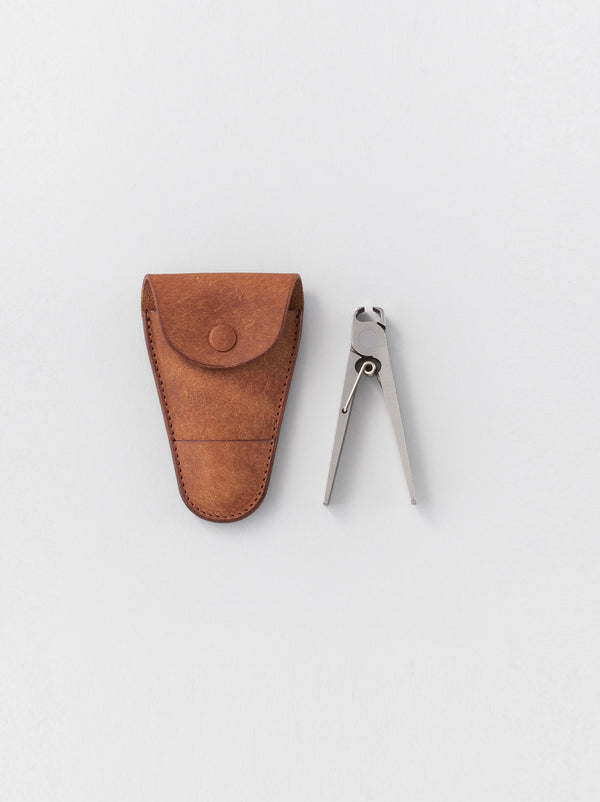 SUWADA Nail clipper mini with A&S leather case