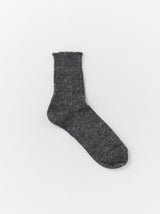 Rib short socks (Women's)