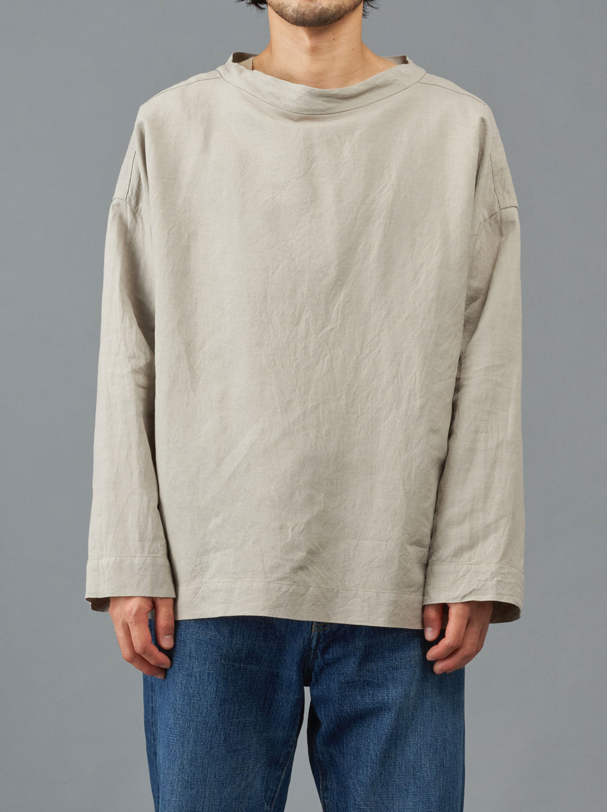 ARTS&SCIENCEStand collar boxy shirt サイズ1 h1800_24ss_standcollarbox05_12