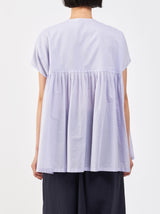 Around tuck blouse no sleeve