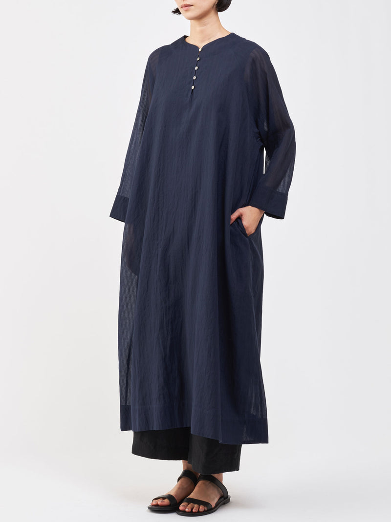 Front button raglan dress
