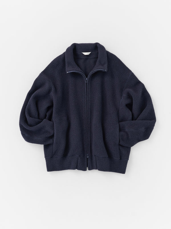 Stand collar simple cardigan