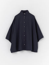 Granny line box shirt short sleeve