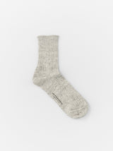 Rib short socks (Women's)
