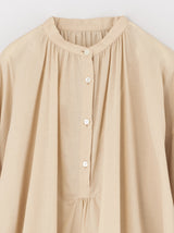 Simple gather blouse short