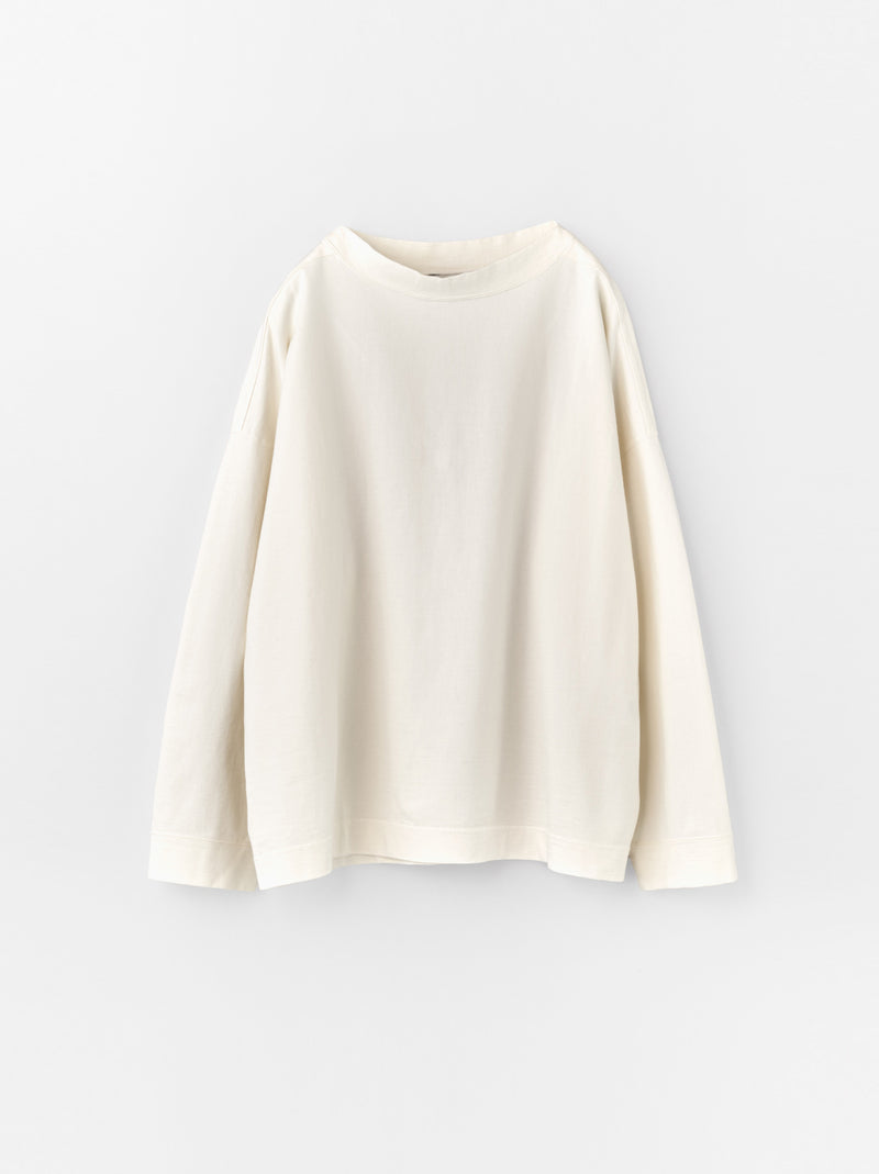 Stand collar box shirt