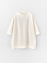 Stand collar box shirt half sleeve