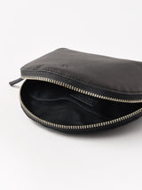 Round pouch S (Dyed leather)