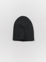 Simple rib knit cap