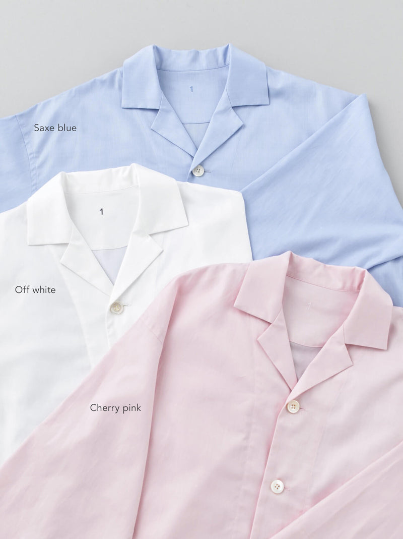 Open collar pajamas