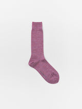 Plain rib socks (Women's)