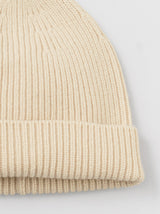 Simple rib knit cap